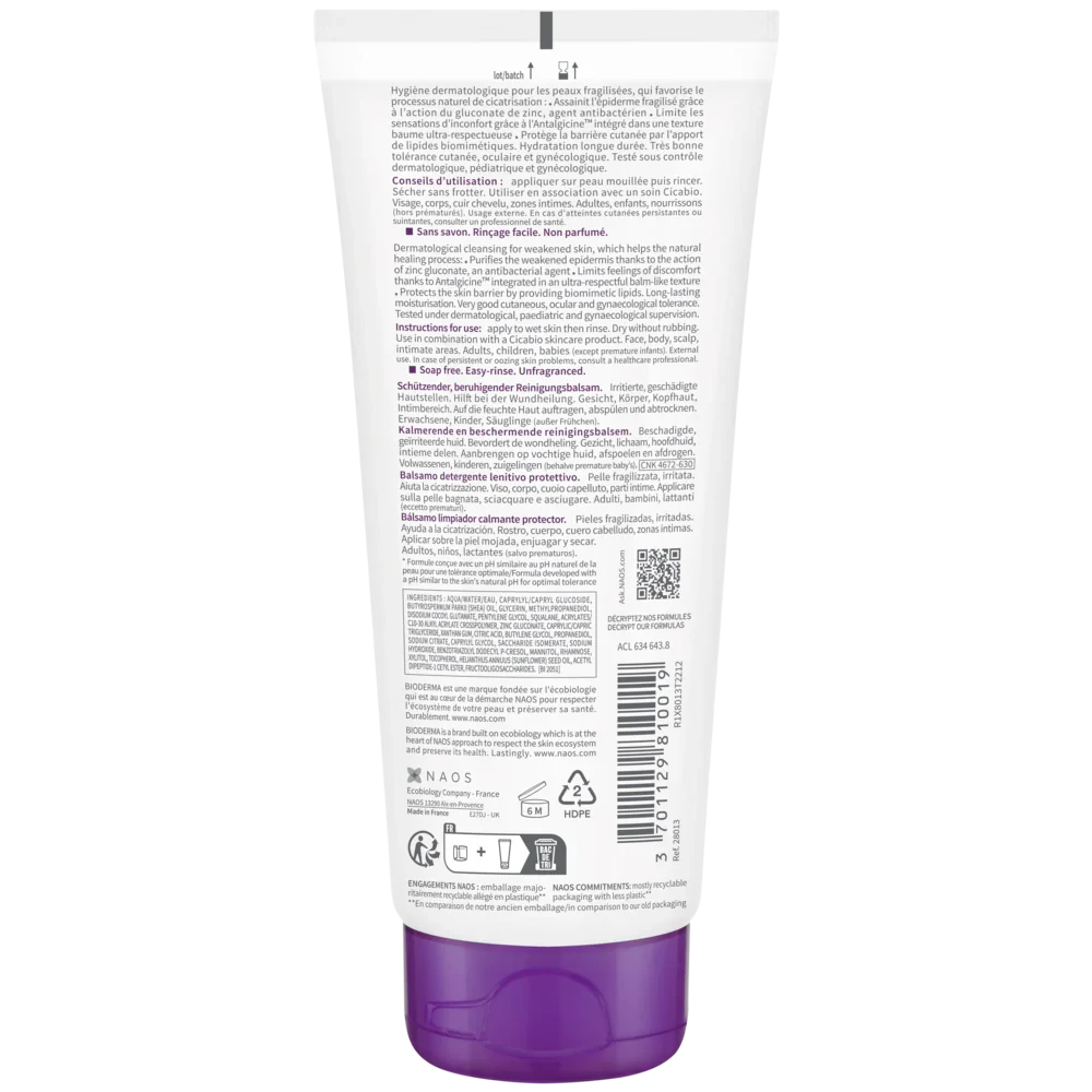 Bioderma Cicabio Baume Lavant 200ml