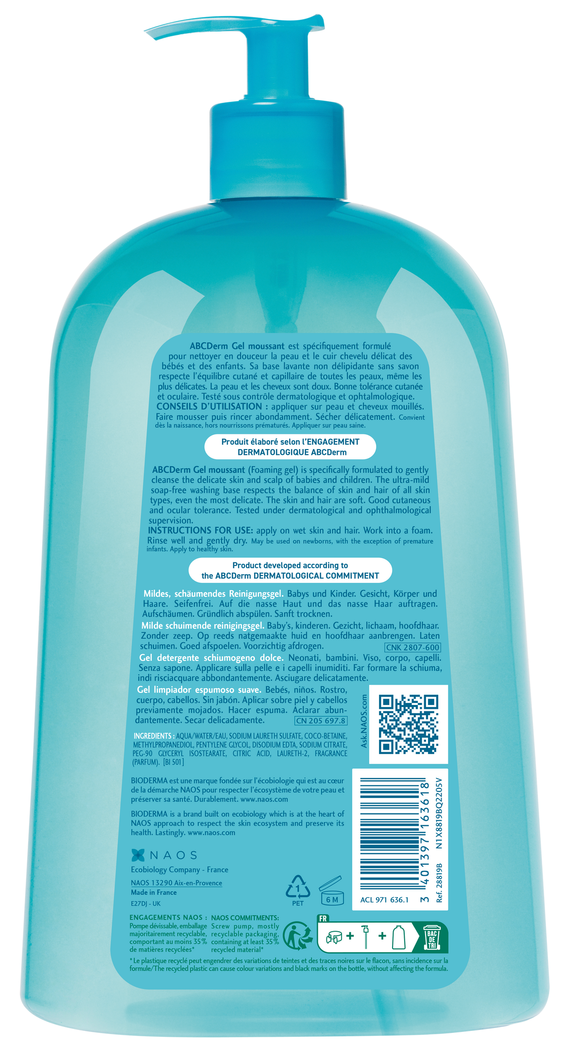 ABCDerm Foaming Gel