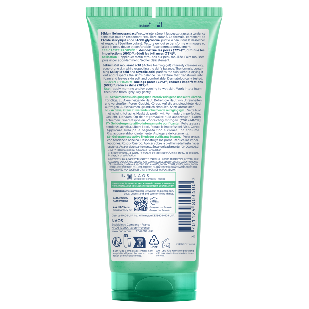 Sebium Gel Moussant Actif