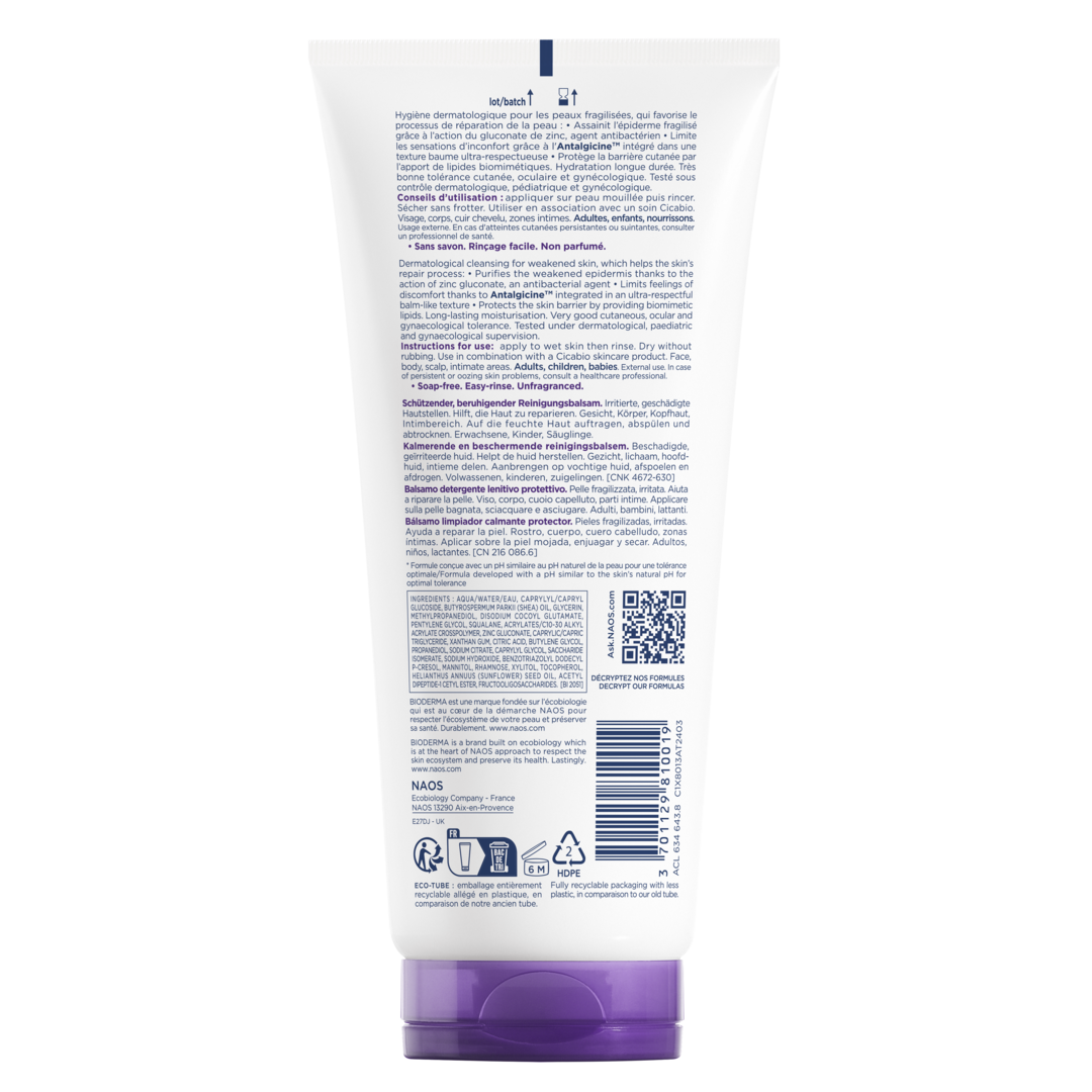 Bioderma Cicabio Baume Lavant 200ml