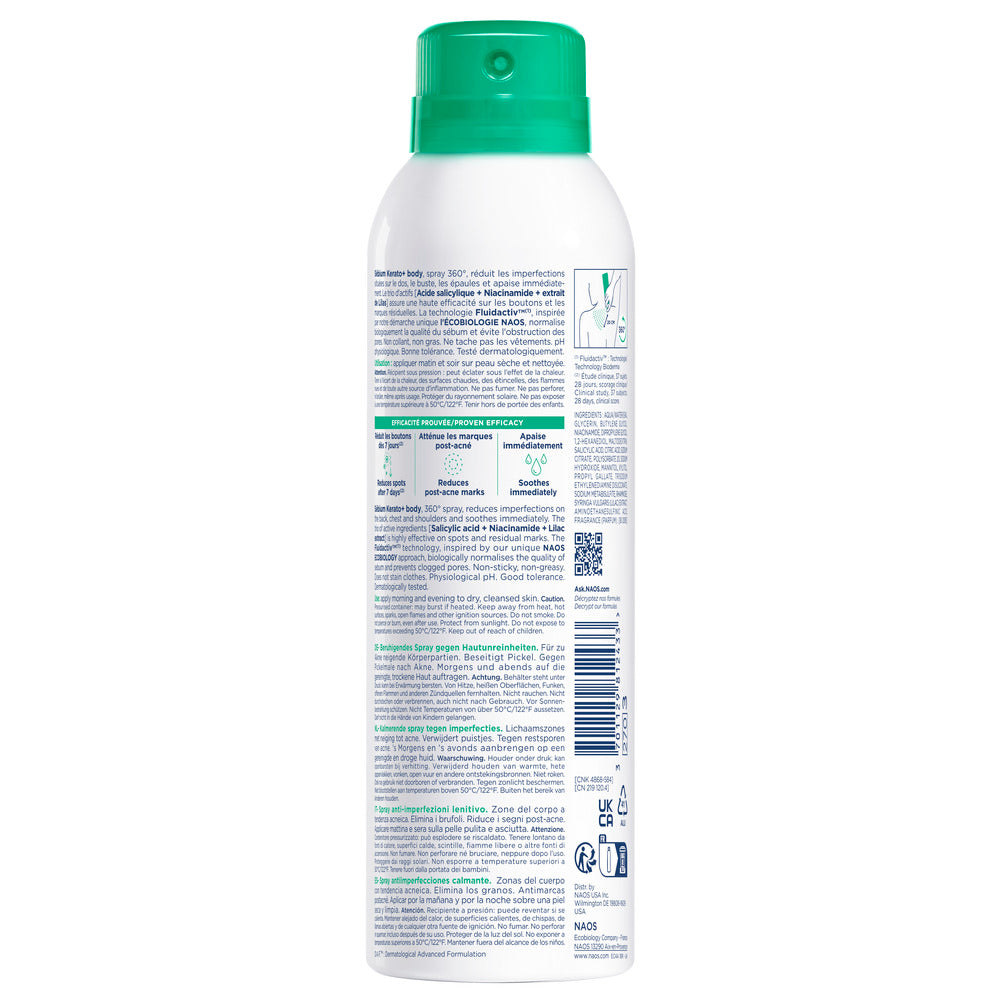 Sebium Kerato+ Body - Anti-blemish Soothing Spray 150ml